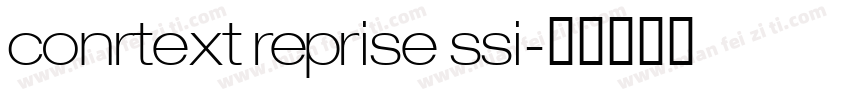 conrtext reprise ssi字体转换